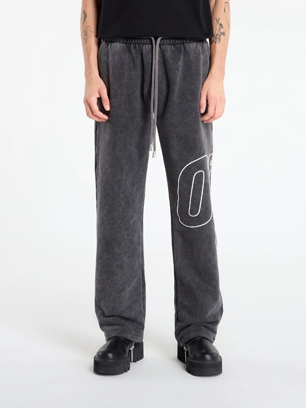 OFF-WHITE OUTLINE ARROW SWEATPANTS VINTAGE BLACK SIZE LG NEW WITH TAGS $559 MSRP